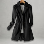 Women's Trench Coat Single-Breasted Long - Image 4
