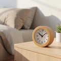 Wooden Alarm Clock With Silent Analog Movement - Image 1