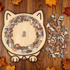 Wooden Cat Puzzle With Attractive Design After Assembly - Image 2