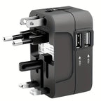 Worldwide Travel Adapter With Dual USB Ports - Image 1