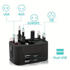 Worldwide Travel Adapter With Dual USB Ports - Image 3