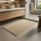 Woven Texture Non Slip Door Mat With Absorbent Machine Washable Design - Image 2