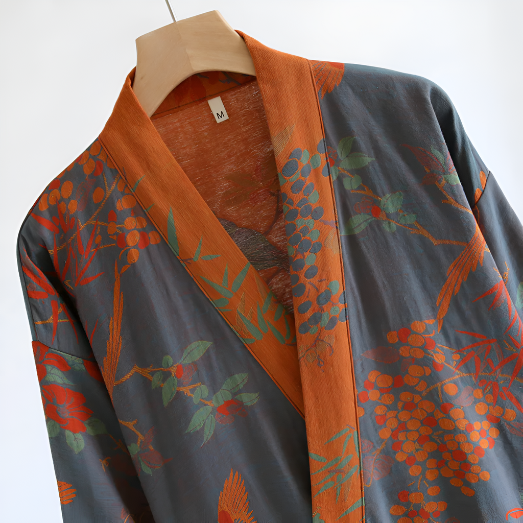 Zeric Cotton Bathrobe With Pockets And Adjustable Waist - Image 1
