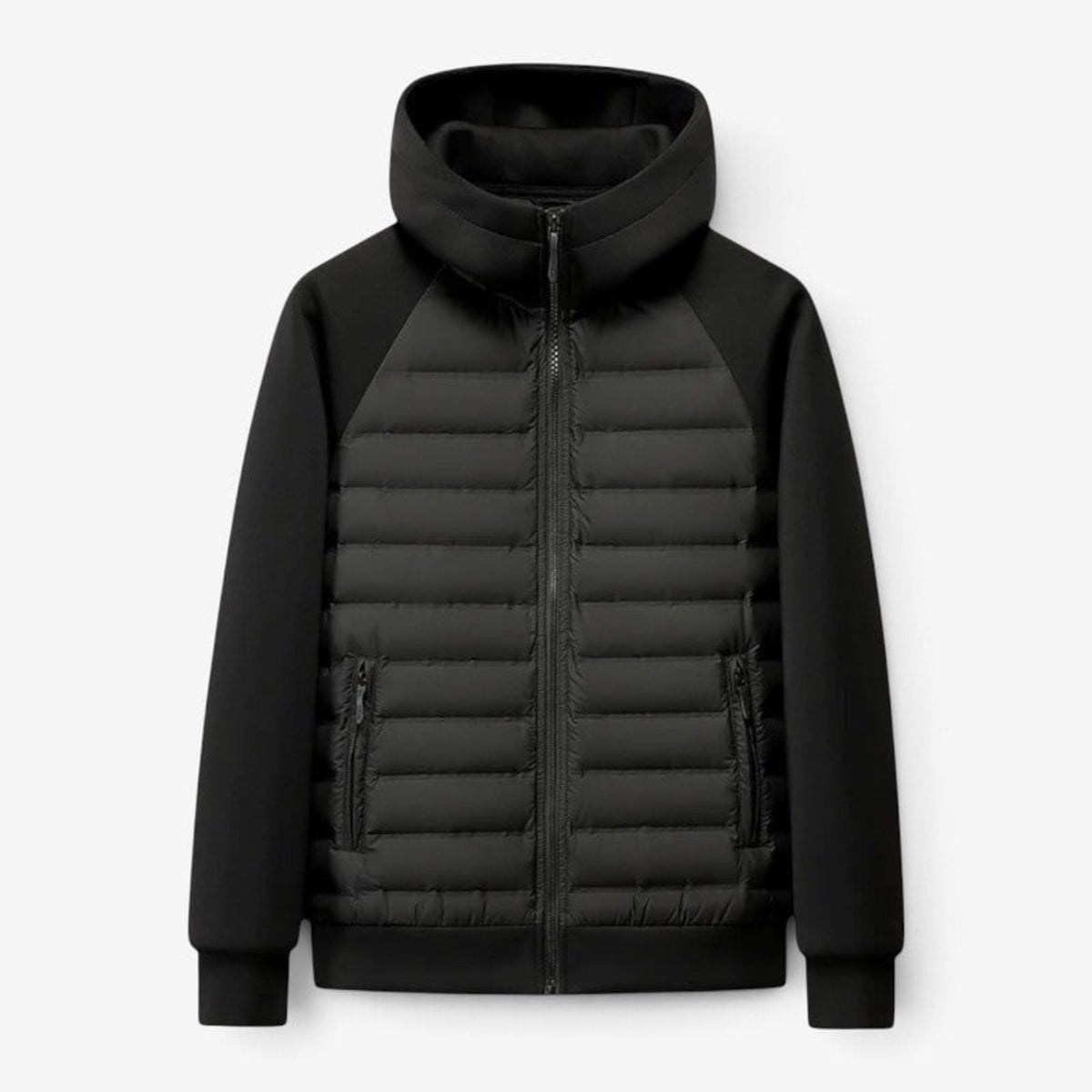 Zip Up Hooded Jacket with Relaxed Fit and Pockets - Image 2