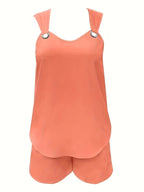 NOVA | Women's Summer Two Piece Shorts Set