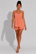 NOVA | Women's Summer Two Piece Shorts Set