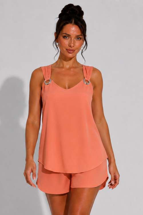 NOVA | Women's Summer Two Piece Shorts Set