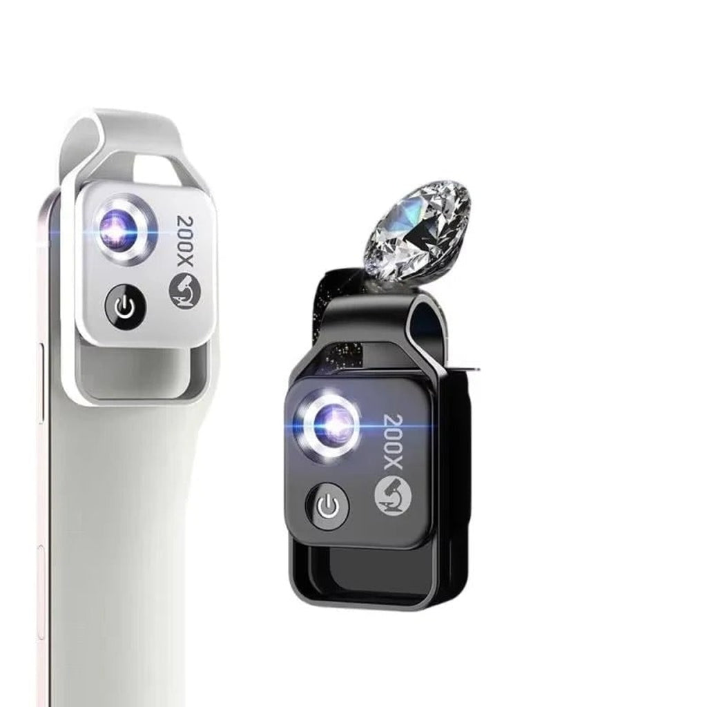 Zoom Mobile Phone Microscope Lens With Clip-On Design For Smartphones - Image 1