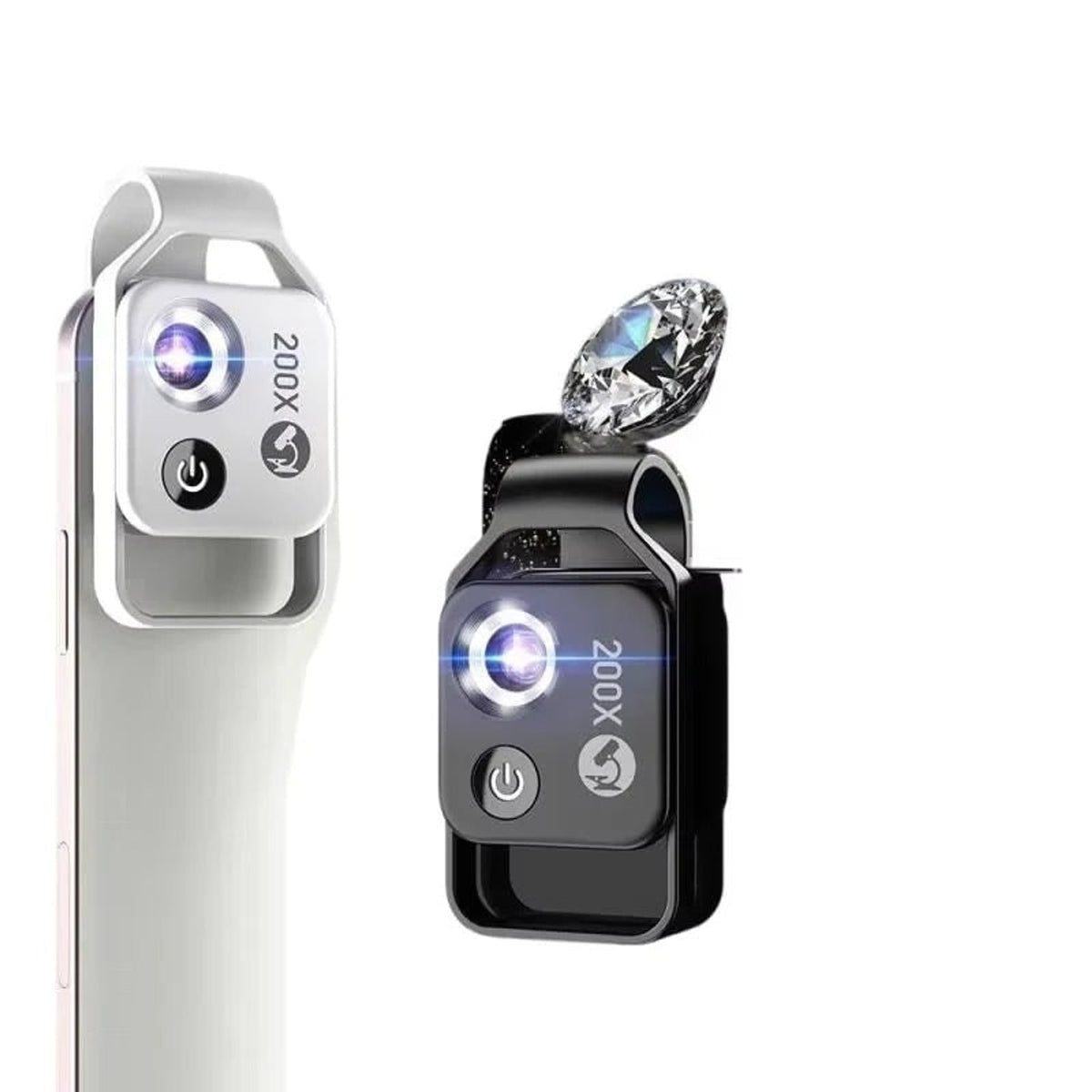 Zoom Mobile Phone Microscope Lens With Clip-On Design For Smartphones - Image 1