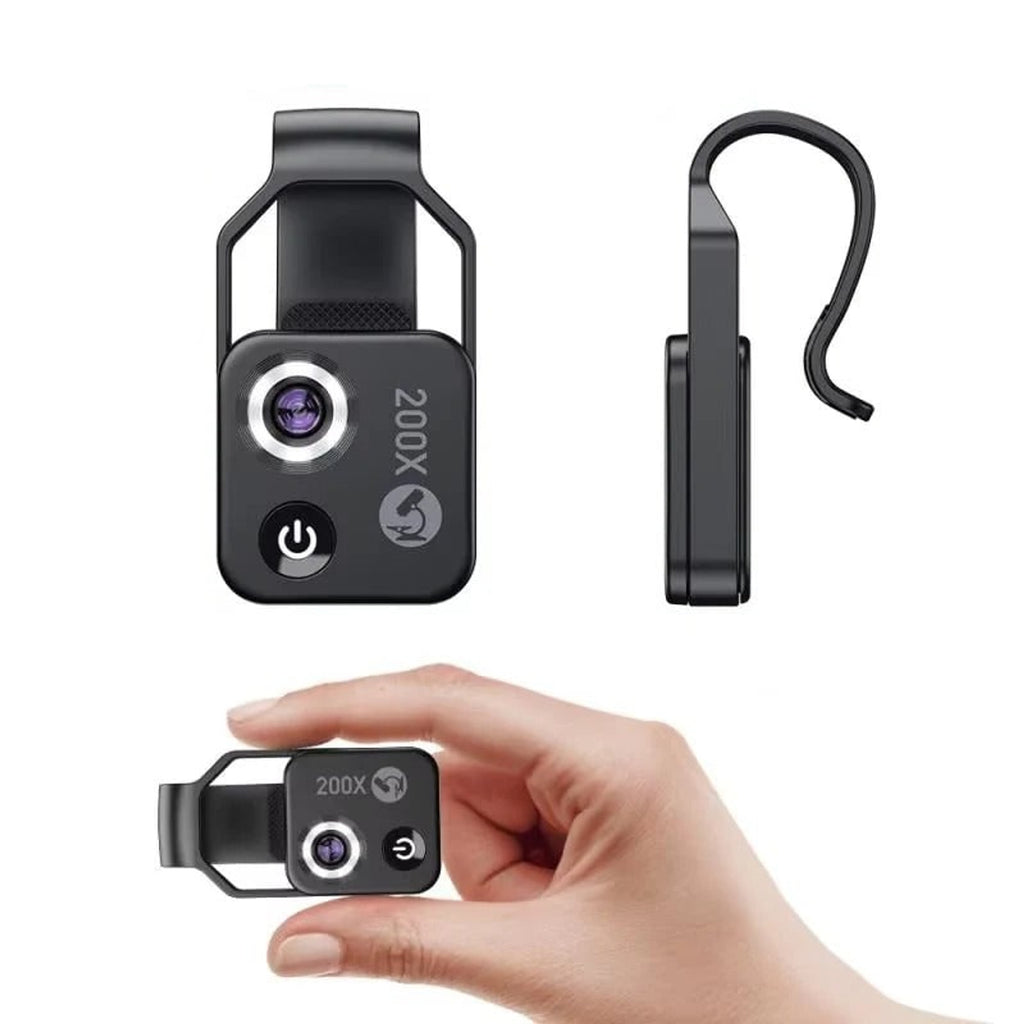 Zoom Mobile Phone Microscope Lens With Clip-On Design For Smartphones - Image 2