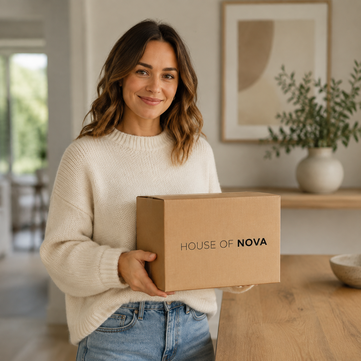 House of Nova parcel campaign photograph